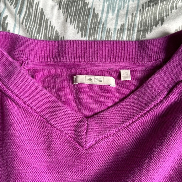 Adidas Pullover Sweatshirt sz Large in Magenta dark - Picture 3 of 7
